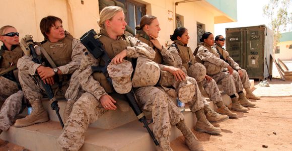 Women serving in the U.S. military are more likely to be raped by a fellow soldier than killed by enemy fire.