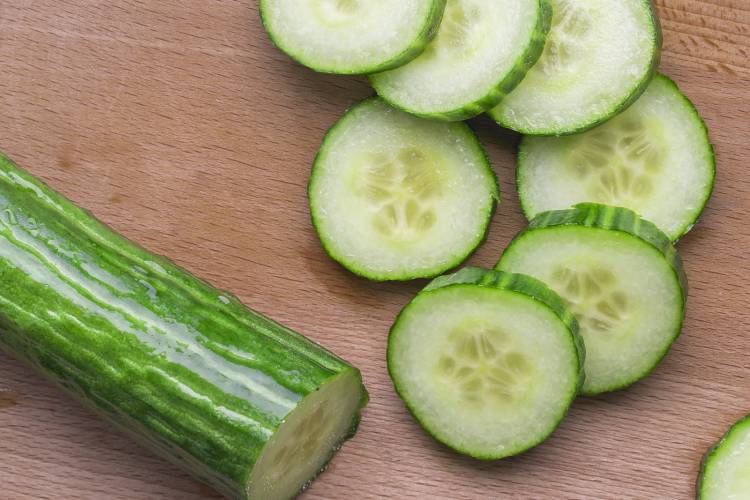 Cucumbers are 96% water.