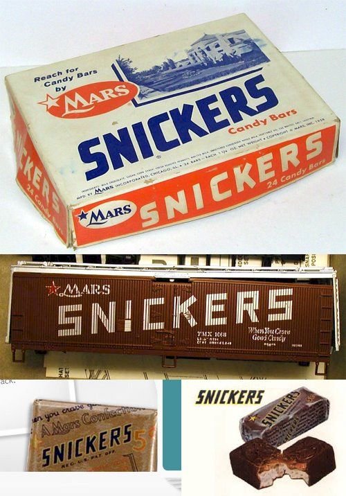 Frank Mars invented the Snickers chocolate bar. He named it Snickers after his favorite horse.