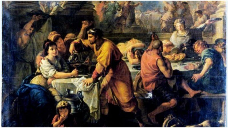 Ancient Romans celebrated 'Saturnalia', a festival in which slaves were treated as equals and are allowed to wear their masters' clothing.